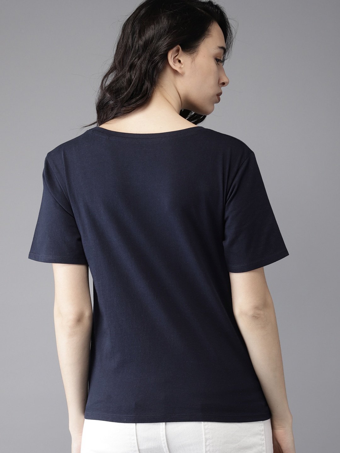 Custom Printing Cotton Plain Short Sleeve Tee Shirts Solid O Neck Fashion Women T Shirt