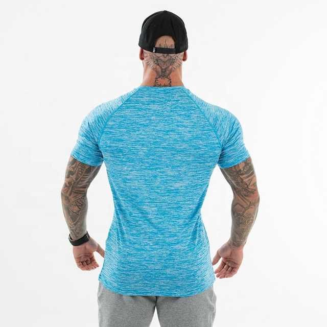 Men's Clothing Cotton Gym T Shirts Custom Logo Blank T shirts for Men