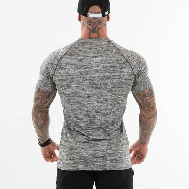 Men's Clothing Cotton Gym T Shirts Custom Logo Blank T shirts for Men