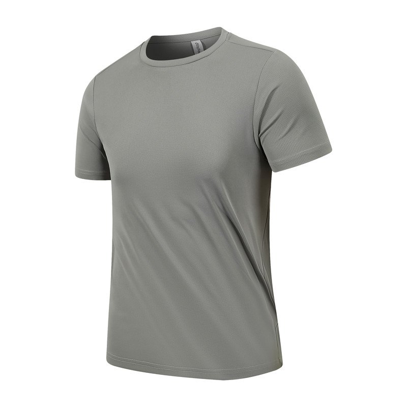 Wholesale cheap quick drying 100 polyester fiber regular running men's t-shirts customized printing and hot stamping logo