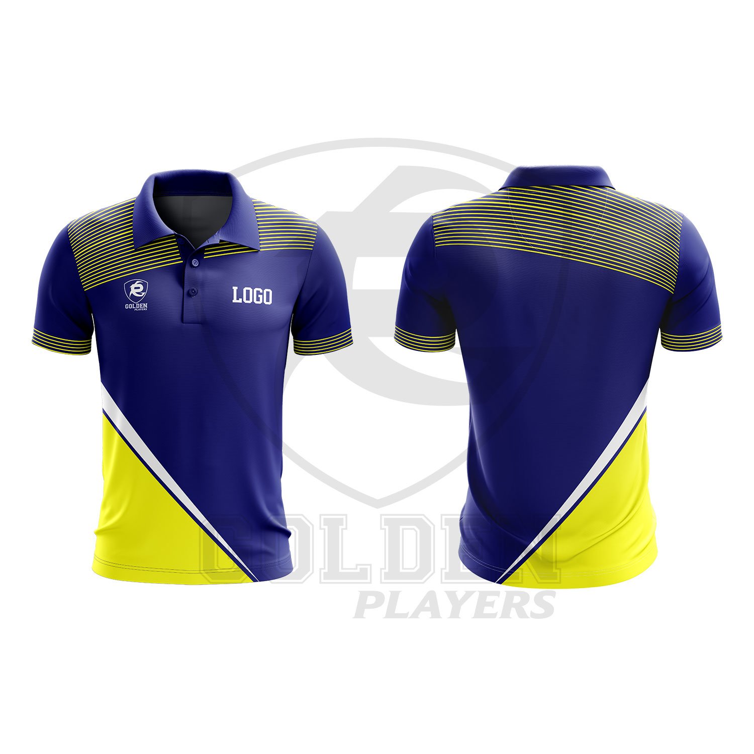 Custom Design Performance Golf Shirt Polo Shirt 100% Polyester Spandex Men's Sublimation Golf Polo Shirt Wear