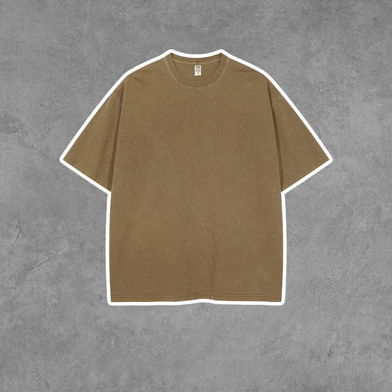 Men's T Shirt 280gsm Factory Custom Logo High Quality Heavyweight 100% Cotton 280GSM Tshirt Oversized Blank