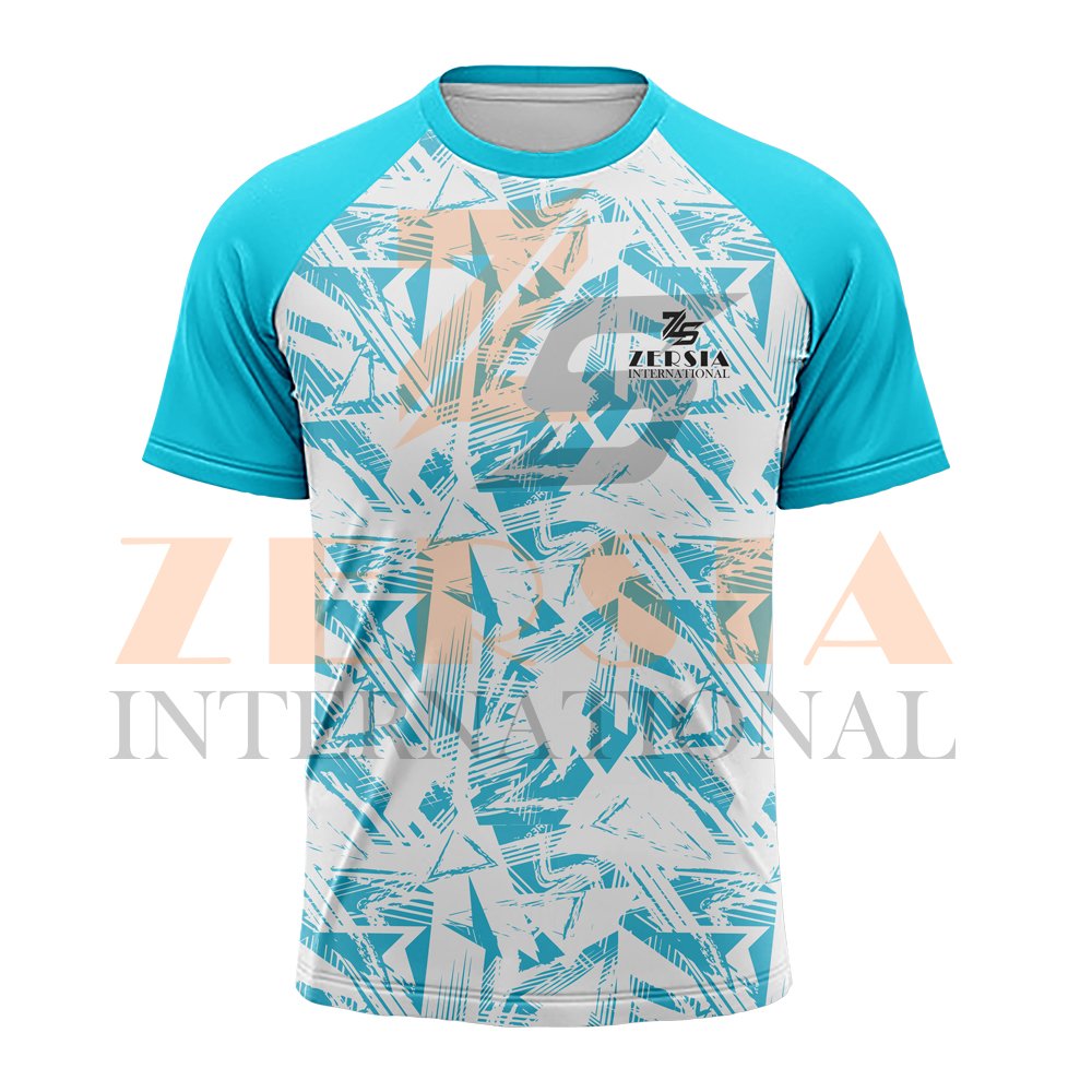 High Quality New Arrival Custom Brand Logo Fashion Raglan Sleeve Sublimation T shirt for men 100% Polyester