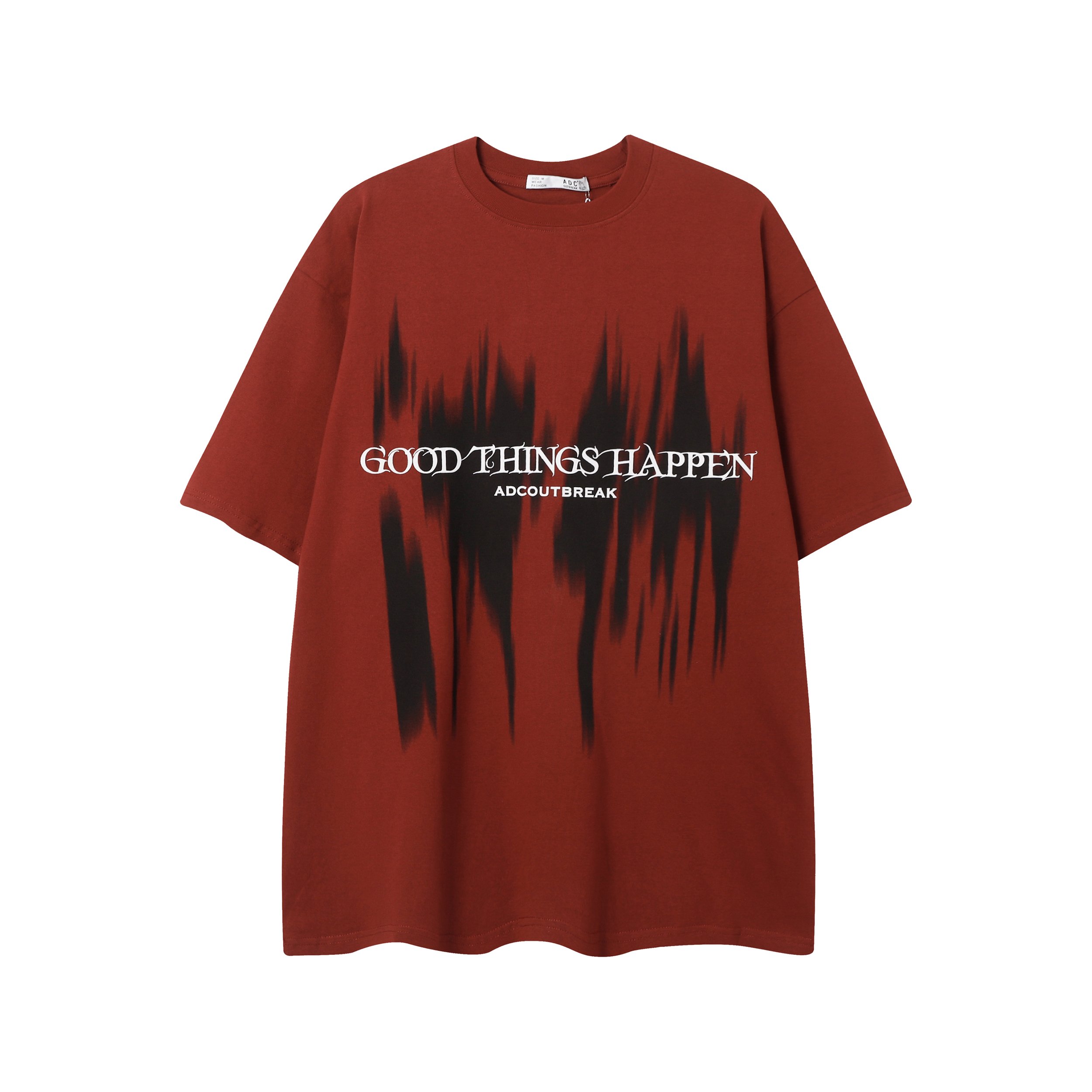 Plus Size Men's T-Shirts Streetwear Gothic Print Oversized Tshirt 100% Cotton Vintage Heavyweight Custom T-Shirt