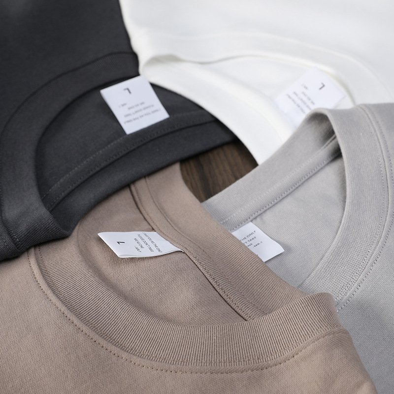 Men'S Clothing Cut And Sew T Shirt Streetwear Drop Shoulder T-Shirt Manufacturer Oversized Boxy Cropped T Shirt Men