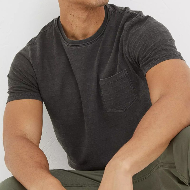 mens tshirts t shirt 100% cotton organic cotton t shirt for men short sleeve Natural shirt unisex premium t-shirt with pocket