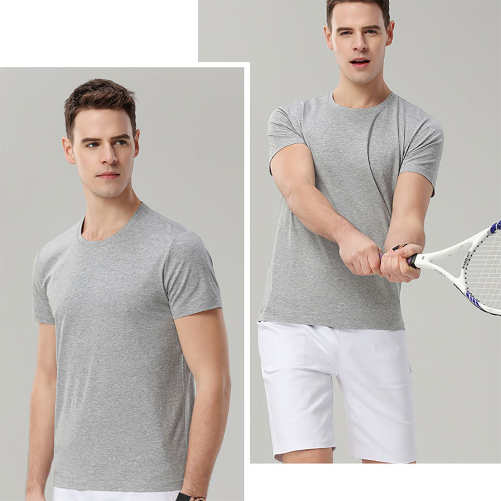 High Quality 100 Cotton Tee Shirt Blank Plain Unisex Tshirts Custom Logo Design Slim Fit Men's T Shirts