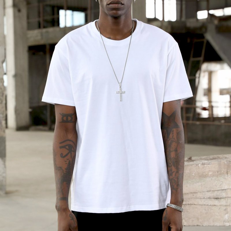 High quality men 200g 100% cotton tshirt blank black t-shirt oem custom logo print embroidered t shirt