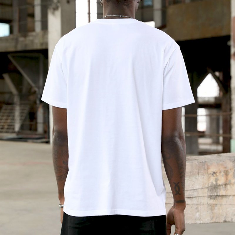 High quality men 200g 100% cotton tshirt blank black t-shirt oem custom logo print embroidered t shirt