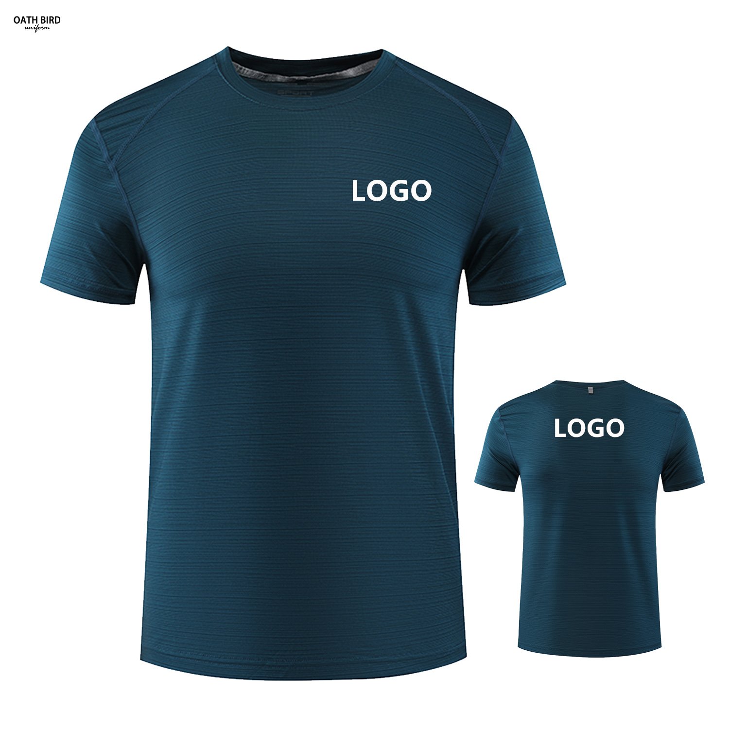 High Quality Company Staff Uniform Camp Event Promotional Logo Printed Quick Dry Fit Tshirt Unisex Embroidered Men's T-Shirts