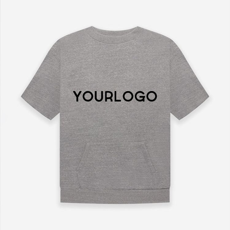 K220146 Heavyweight Unbranded Blank High Quality men's t-shirts 100% Cotton Custom Logo Printing T-Shirt round neck men t-shirt