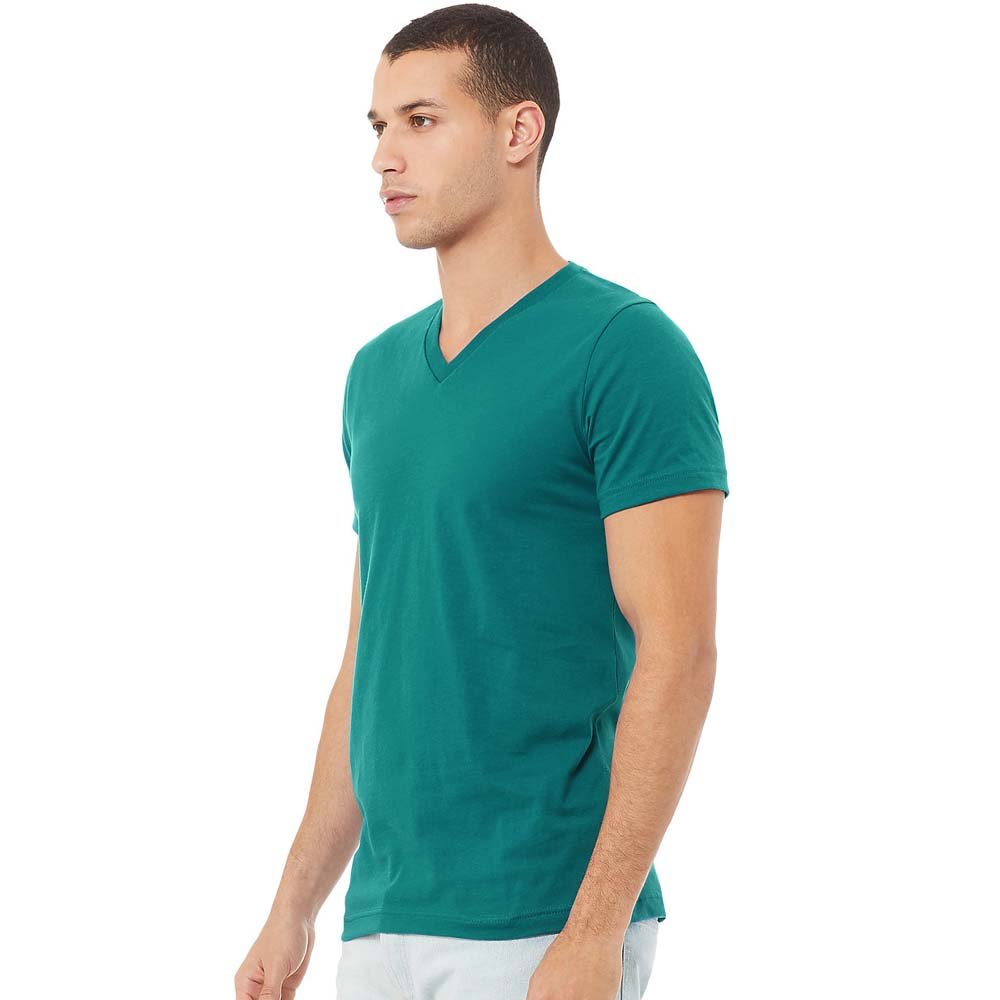 Men's T-Shirt V-neck short sleeves T-shirt Ladies Brand Logo Printed T-Shirts