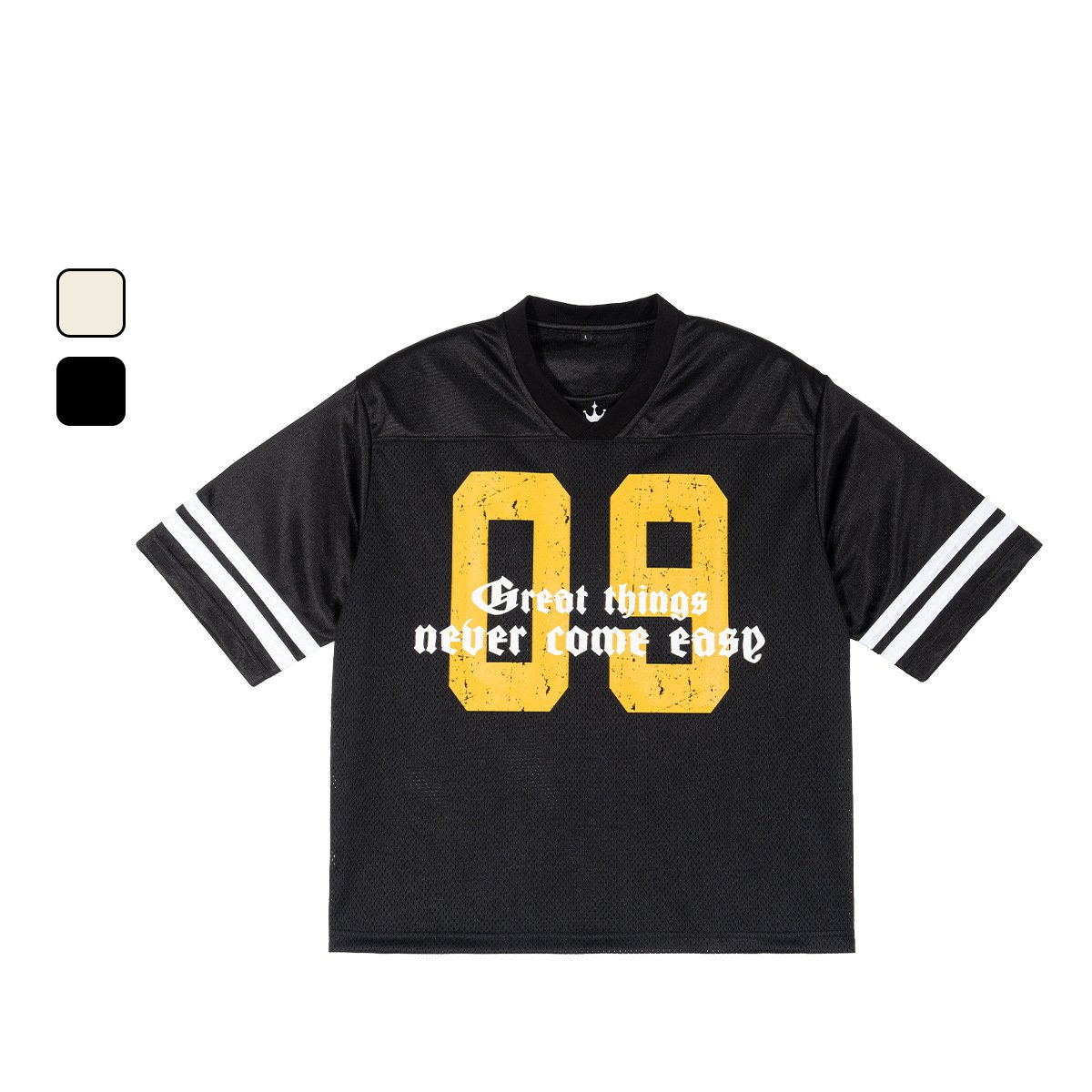 Custom Soccer Mesh T-Shirt Summer Loose Breathable Men'S T-Shirt Printed Casual Sports Premium Short Sleeves