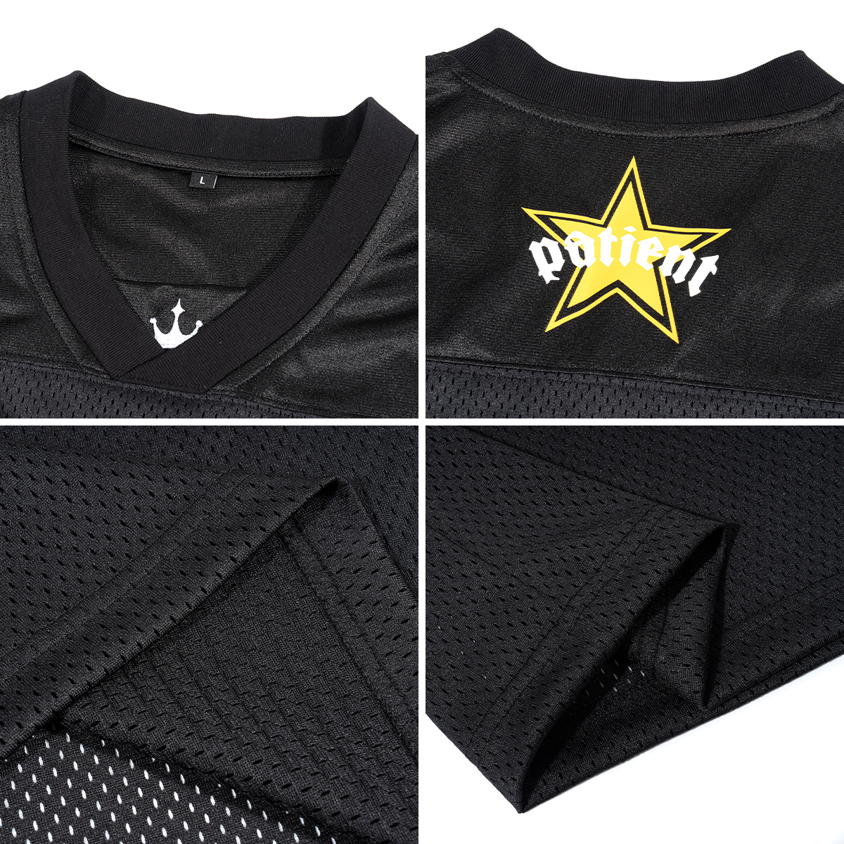 Custom Soccer Mesh T-Shirt Summer Loose Breathable Men'S T-Shirt Printed Casual Sports Premium Short Sleeves