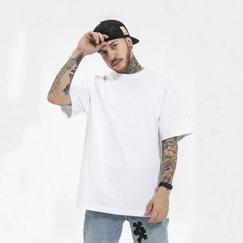 High Quality 100% Cotton Custom T-shirt Printing Men wholesale T Shirt Plus Size T-shirts Men Graphic T Shirts Comme Des Garcons