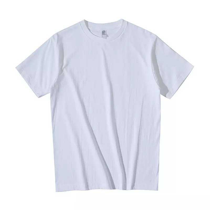 New High Quality 100% Cotton Blank Men's T-shirts Heavyweight Oversized T-shirt Printing Custom T Shirt 100% cotton customized