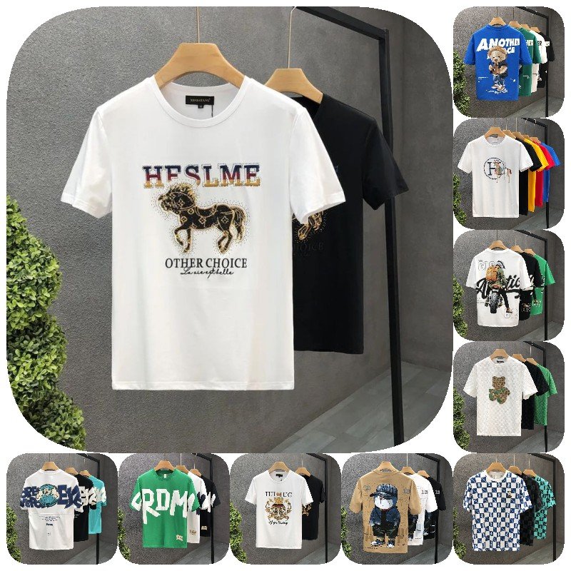 custom 100%cotton graphic tshirt printing pattern custom Men's T-Shirts