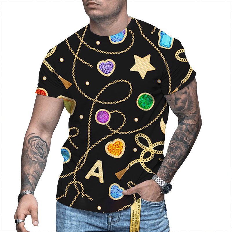 Wholesale prices Men's T-Shirt Quick Dry Breathable round neck plus size men's t-shirts
