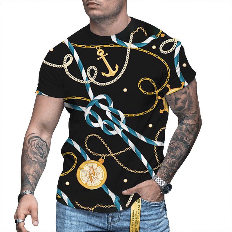 Wholesale prices Men's T-Shirt Quick Dry Breathable round neck plus size men's t-shirts