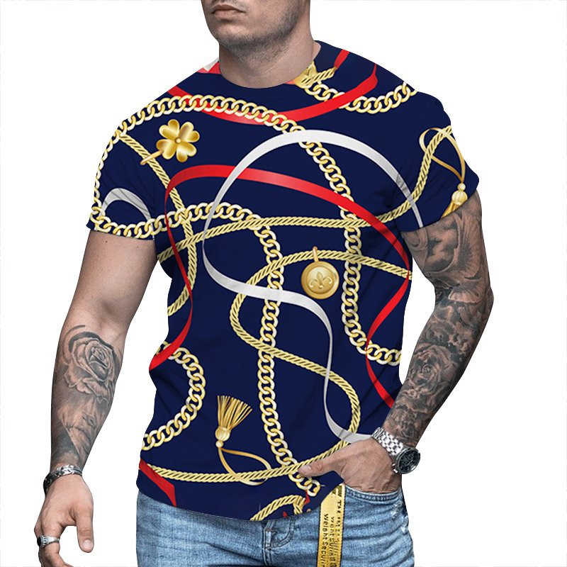 Wholesale prices Men's T-Shirt Quick Dry Breathable round neck plus size men's t-shirts