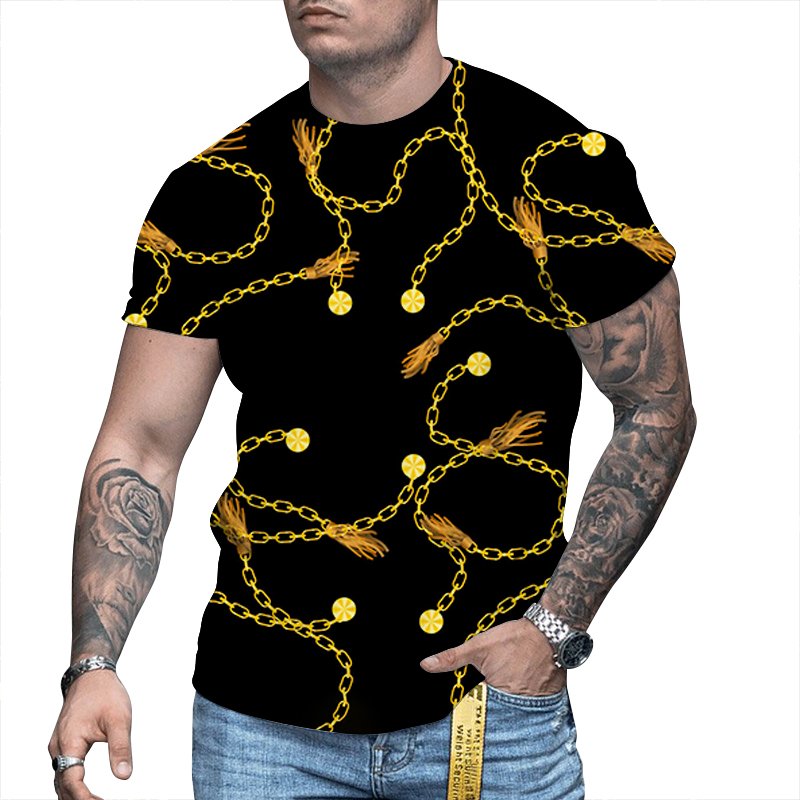 Wholesale prices Men's T-Shirt Quick Dry Breathable round neck plus size men's t-shirts