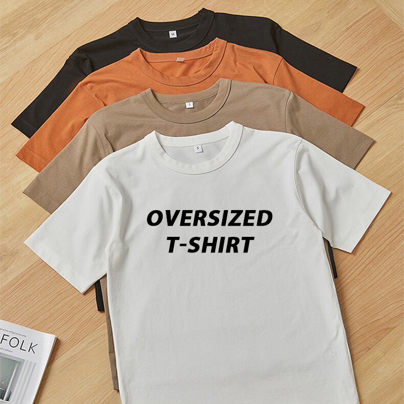 Customize Printing Logo O-Neck Blank Oversize T-Shirt Man Unisex Tshirt High Quality Plus Size Men'S T-Shirts
