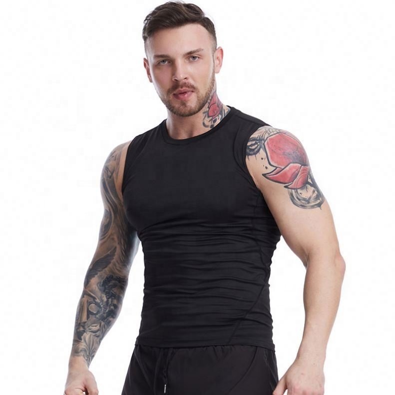 Black And White Fitness Clothes Custom Fashion Design Jogging Men's Casual Sports Wear Sportswear T Shirts