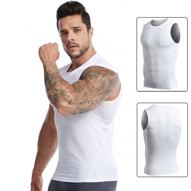 Black And White Fitness Clothes Custom Fashion Design Jogging Men's Casual Sports Wear Sportswear T Shirts