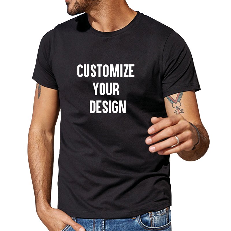 men's t-shirts tee manufacturer plain cotton men tshirt custom print graphic logo t shirt designs sublimation t-shirts for men