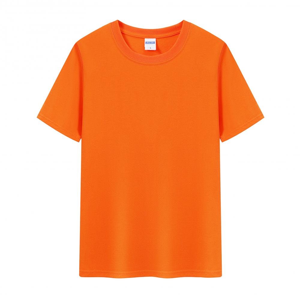 high quality 180gsm 60% Cotton 40% Polyester O-neck Unisex Causal Daily Short Sleeve Custom Logo Men's T-shirt T Shirt Tee