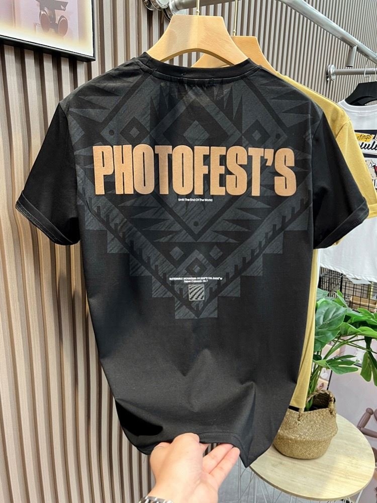 Cotton Oversized Tshirt For Men Clothing Manufacturers Custom Printing Graphic Streetwear Men'S T-Shirts