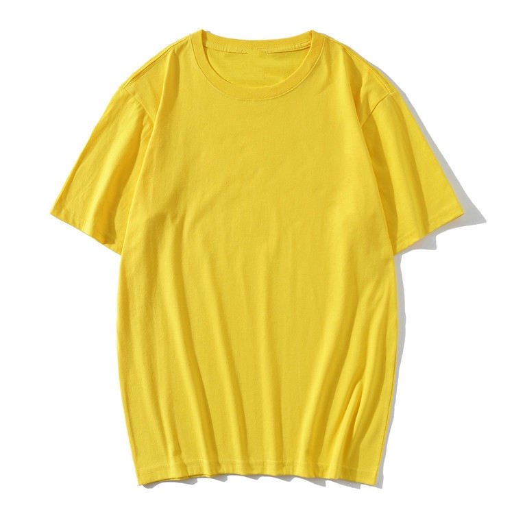 Quality Assurance Colorful Short Sleeve T-shirt Soft Breathable Blank Streetwear Cotton Men's Tshirt
