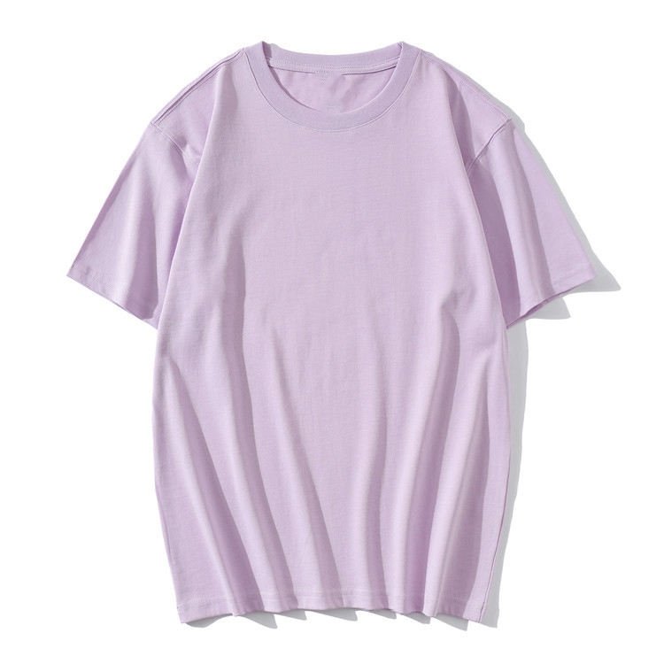 Quality Assurance Colorful Short Sleeve T-shirt Soft Breathable Blank Streetwear Cotton Men's Tshirt