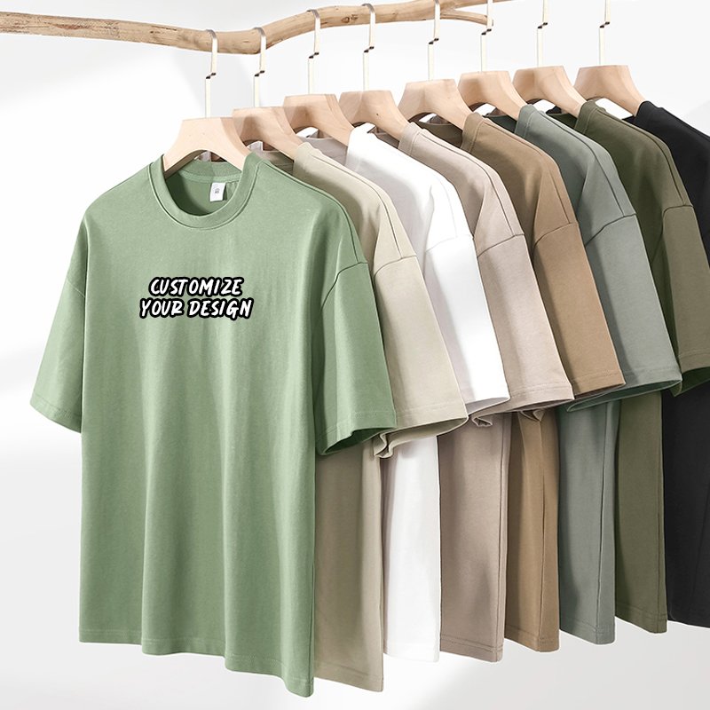 First-Class Quality O-Neck Men's T-Shirt Casual Cotton Custom Logo Printed Oversized Short Sleeve Tee Plain Dye Photo Print