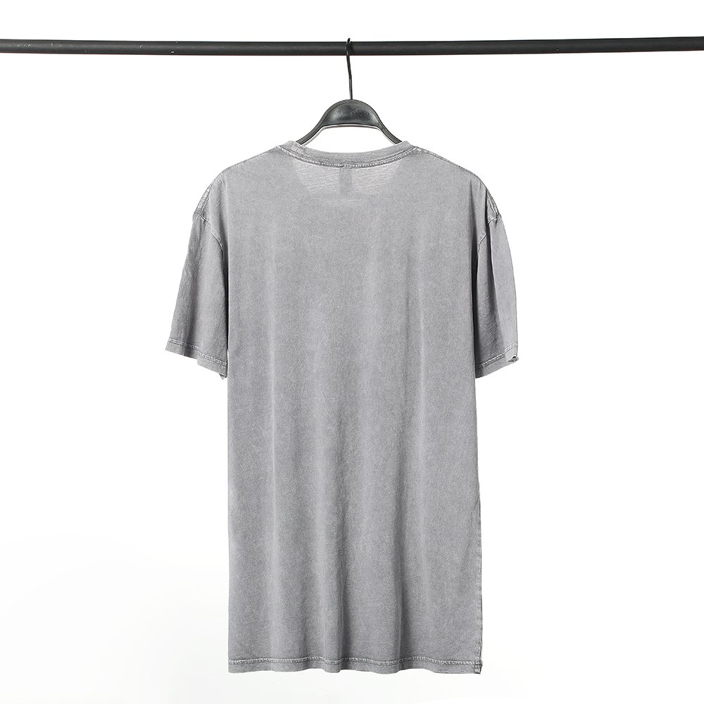 155 Grams Round Neck Custom Printing Bulk Summer T-shirt Plain Blank Custom Design Printed Logo T-Shirt for Men