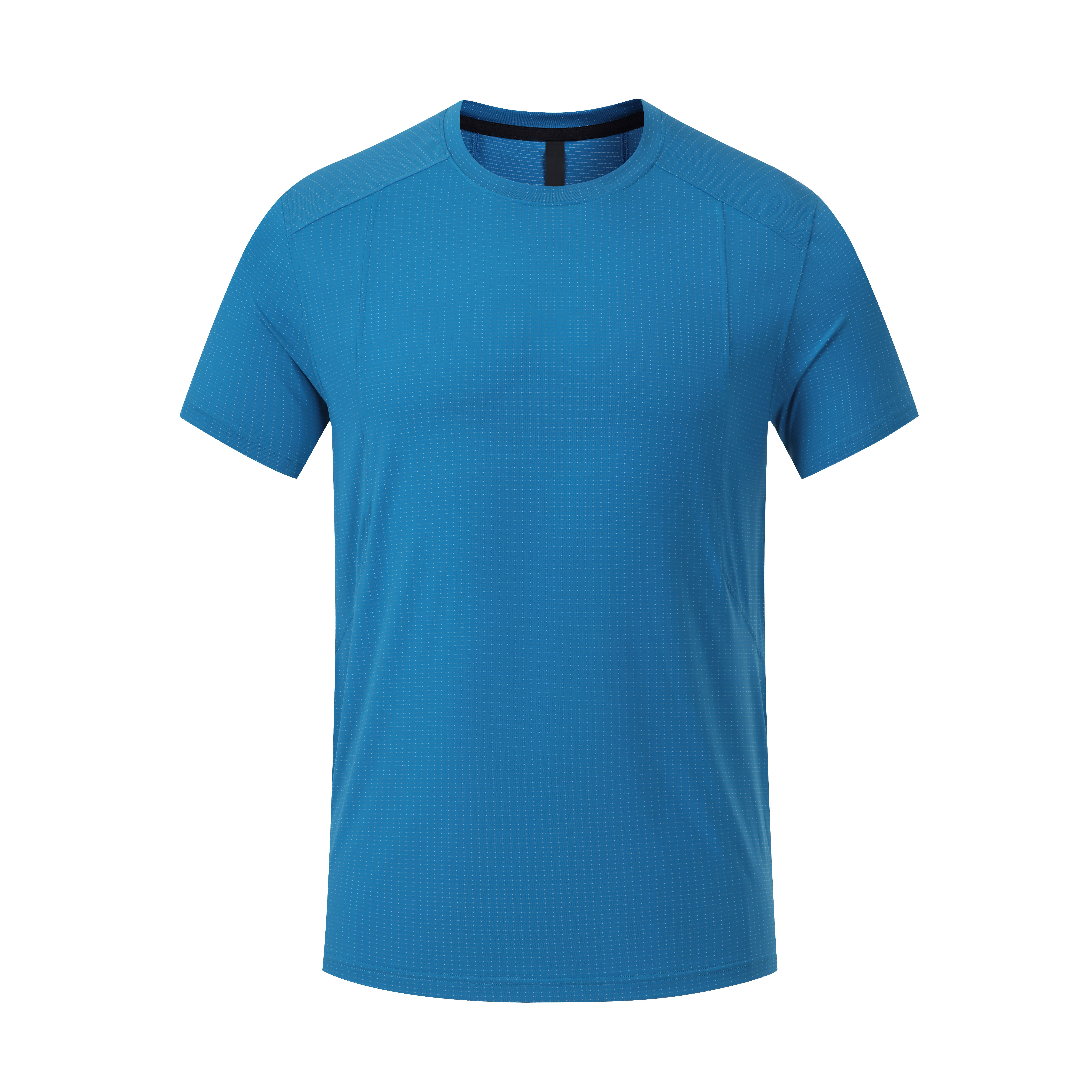Wholesale Men's Summer Running Equipment Quick Dry Clothes Short Sleeve T-shirt Sports Training Gym T Shirts Fitness Shirts