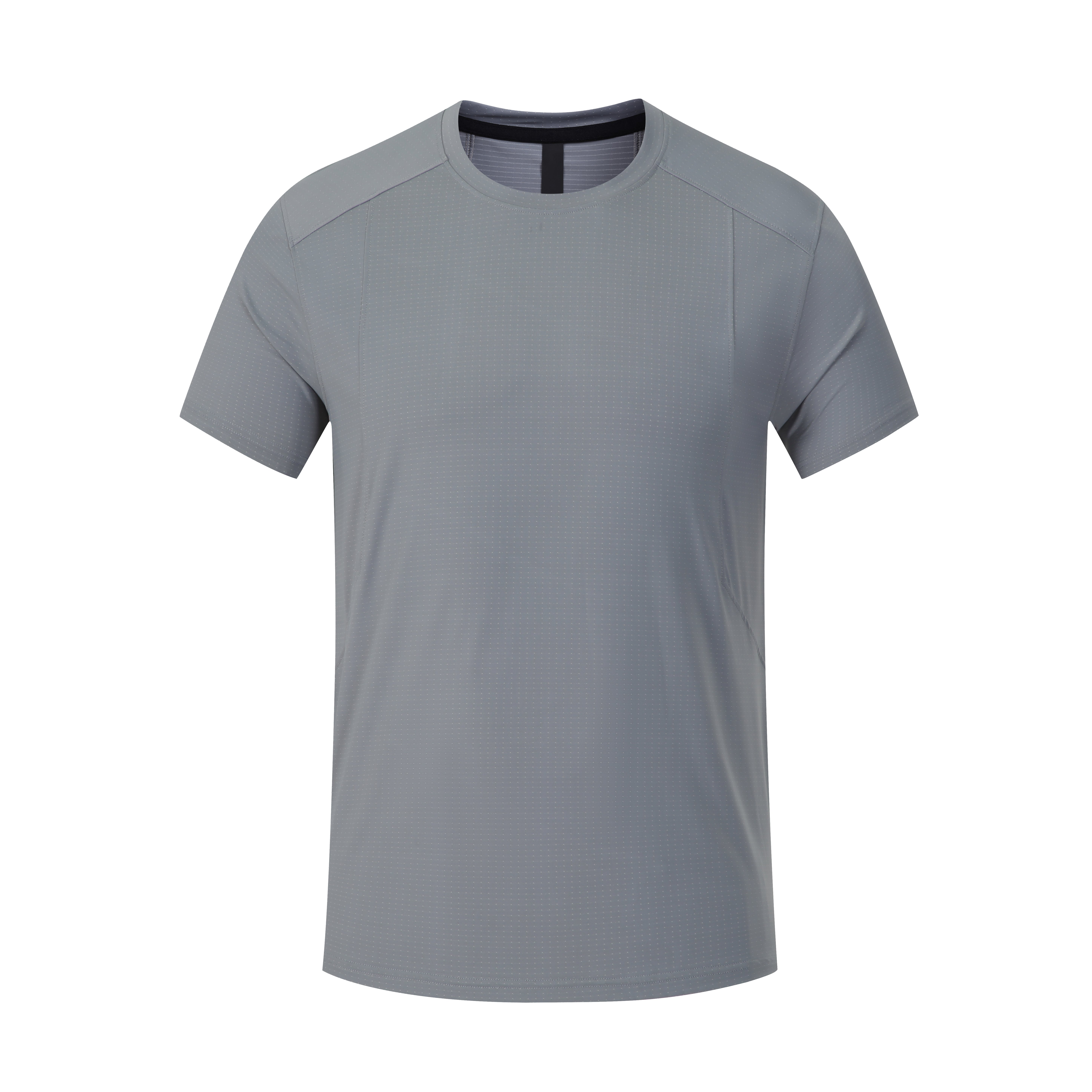 Wholesale Men's Summer Running Equipment Quick Dry Clothes Short Sleeve T-shirt Sports Training Gym T Shirts Fitness Shirts