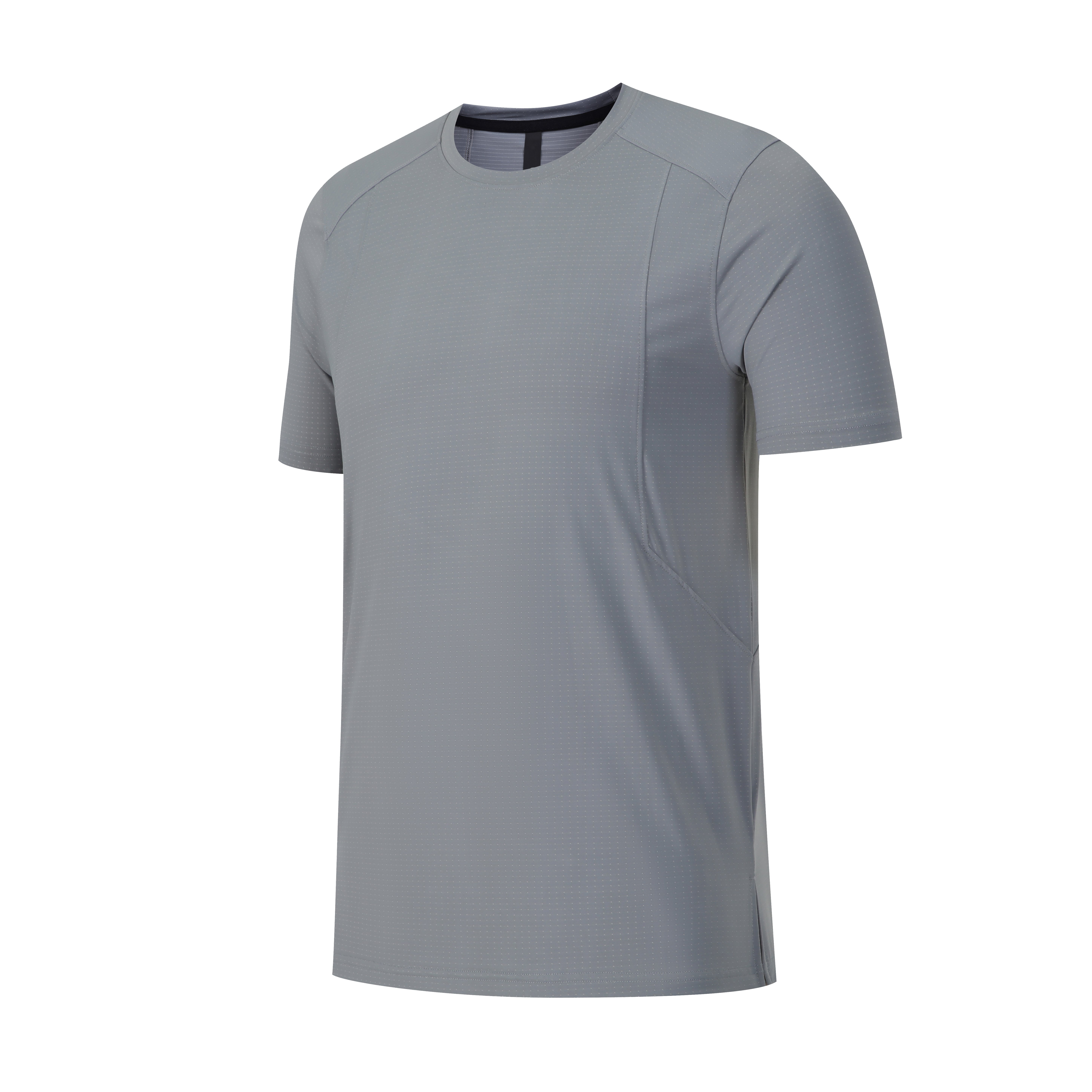 Wholesale Men's Summer Running Equipment Quick Dry Clothes Short Sleeve T-shirt Sports Training Gym T Shirts Fitness Shirts