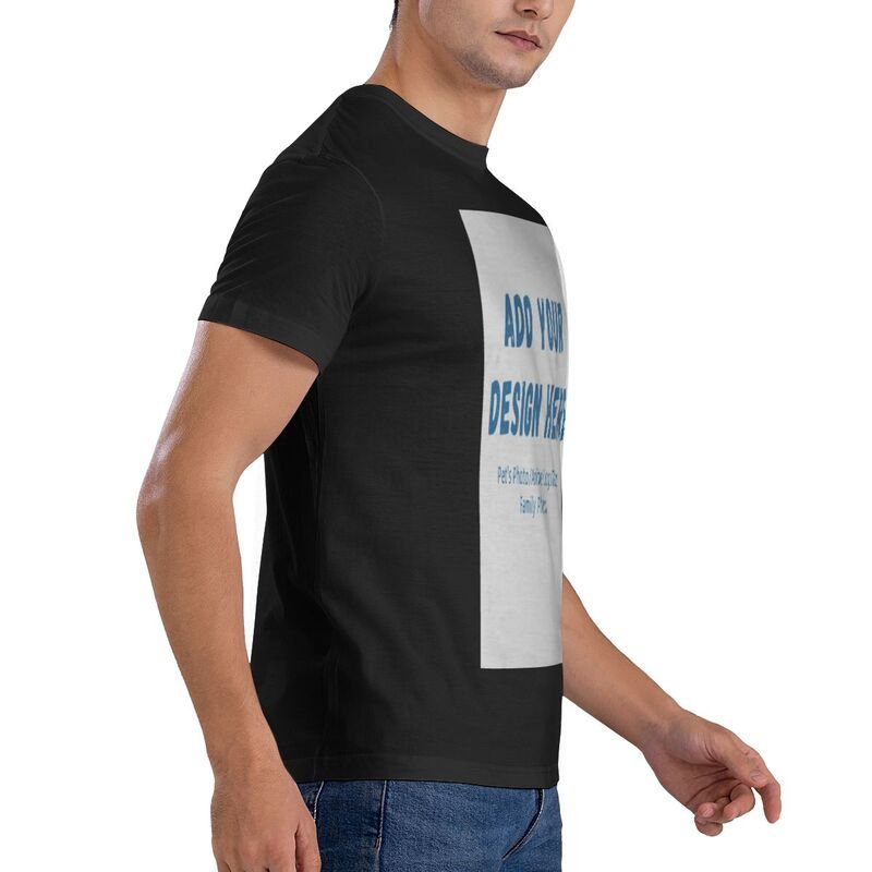 JX Men Customized T Shirts Personalized Customize Your Own Design T-Shirt Custom Image Shirt
