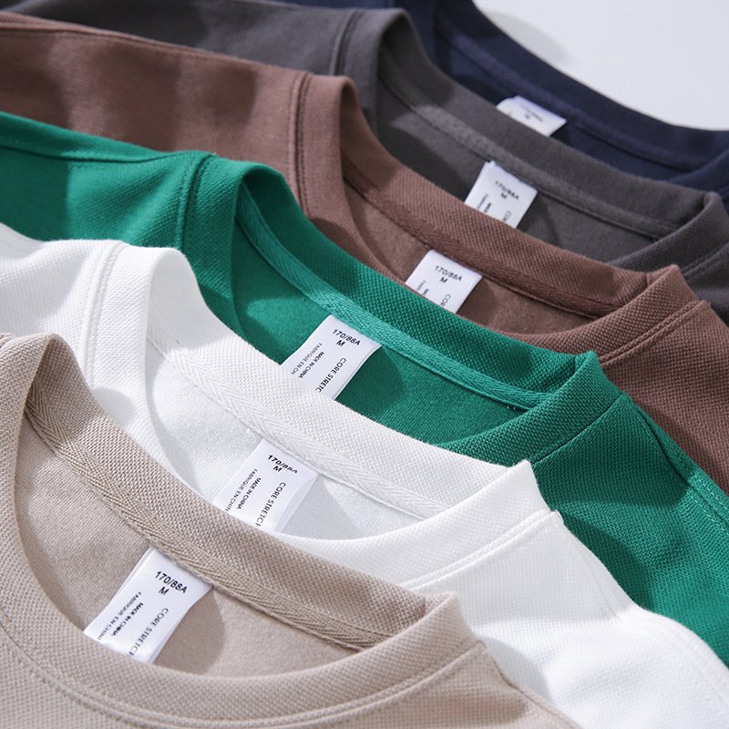 NXCAPS high quality wide boxy blank t shirt heavy weight cotton tshirt oversized black white t-shirt for men