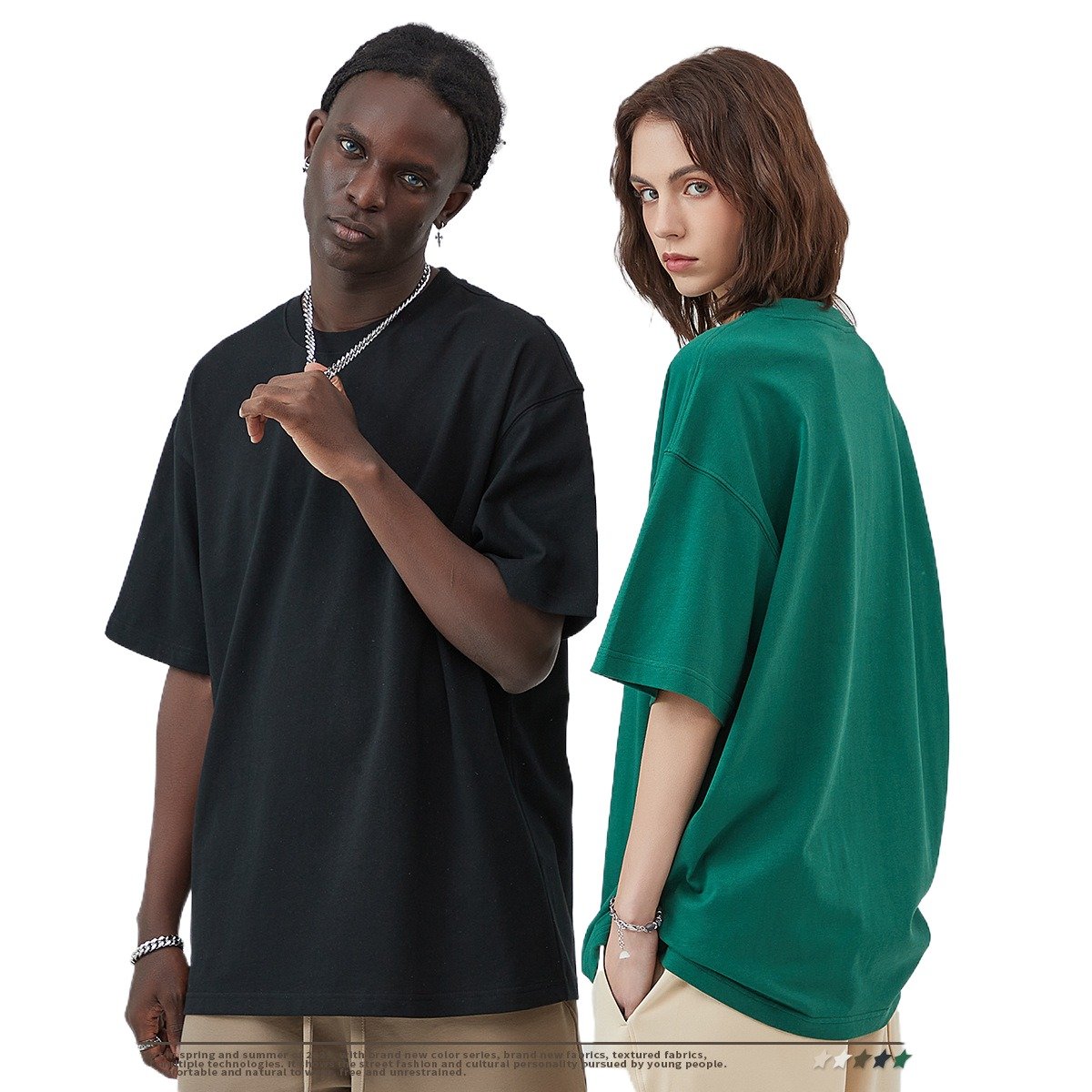 Wholesale 100% Cotton blank Oversized Tshirt 260G Heavy Weight Custom 3d Logo Men Puff Print Tee men's t-shirts