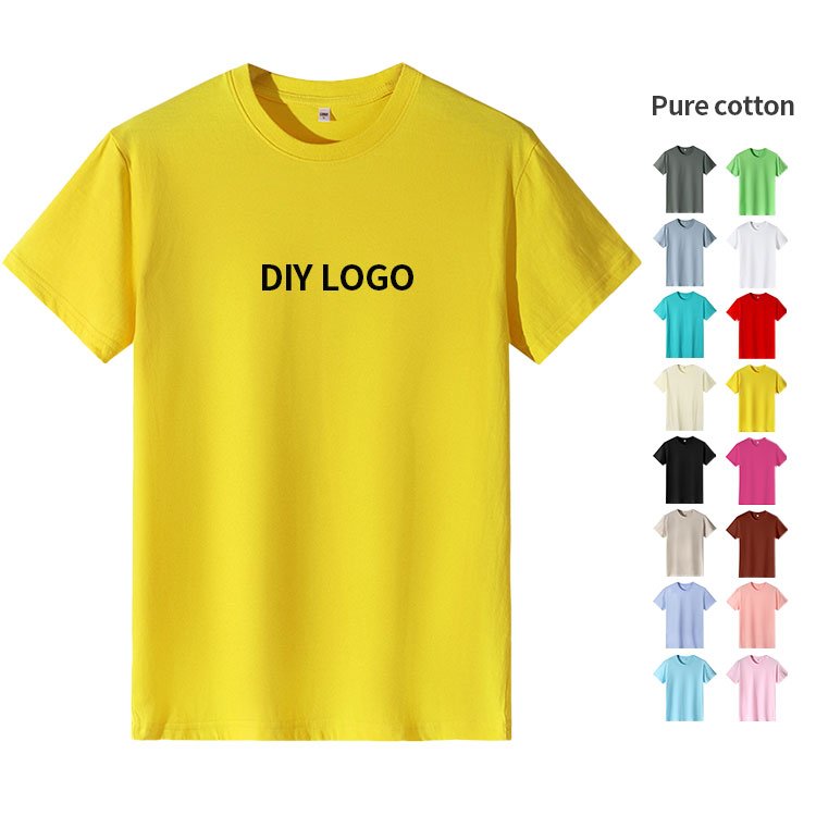 Factory wholesale oversize 100%cotton men's round neck t shirts custom washing label and logo short sleeve t shirts