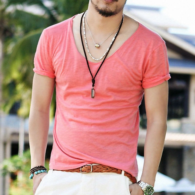 Outdoor Plus Size Sport Casual Loose Slim Fit Short Sleeve Tops Men's T-shirts
