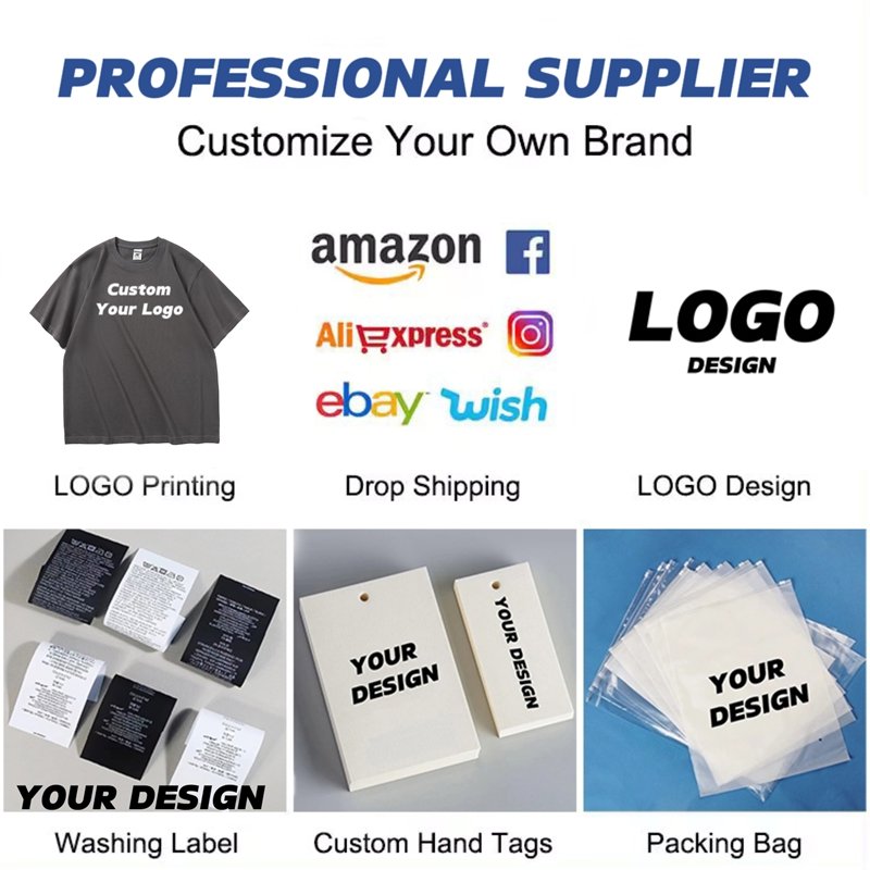 Wholesale OEM Customized Luxury Plain Casual Fashion T Shirt Drop Shoulder Blank Plain T Shirt Men's T-Shirts