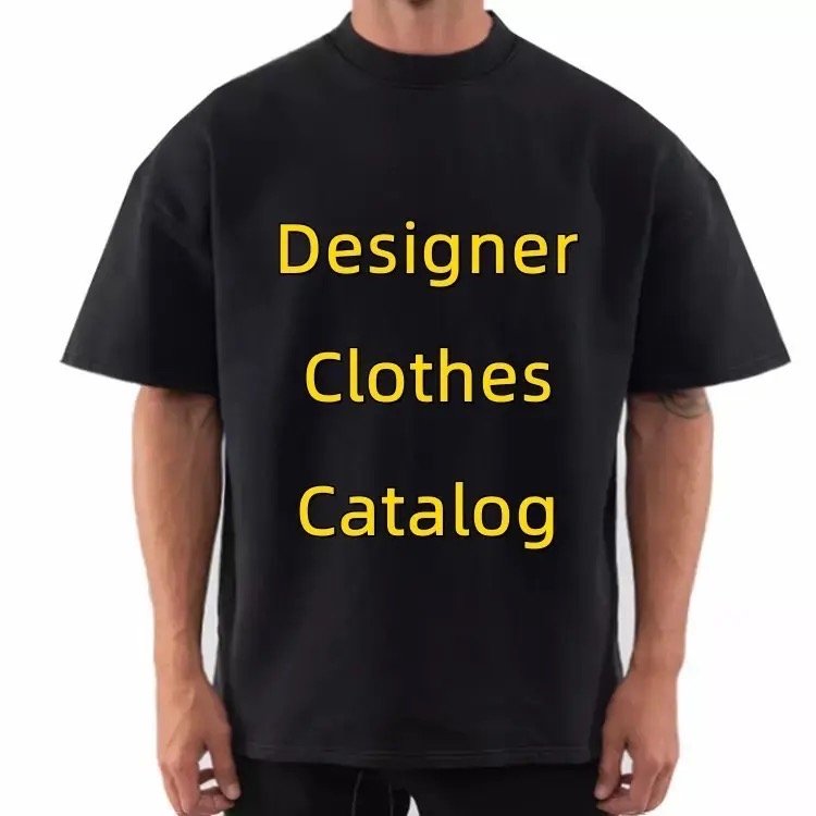 Droma detail contact us high quality oversize luxury designer clothes men's shirts casual plus size men's t-shirts