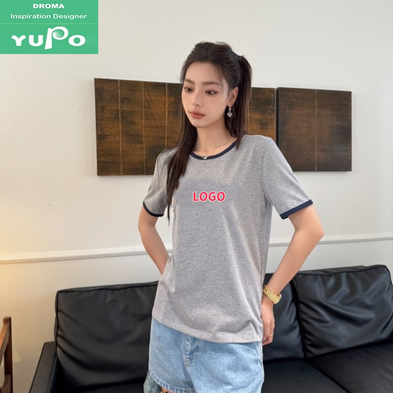 Droma detail contact us high quality oversize luxury designer clothes men's shirts casual plus size men's t-shirts