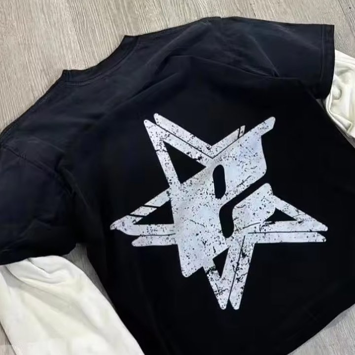 2024 New Trending DTG Printing Heavyweight Customized men's T-Shirts Long And Short Sleeves Fashionable Looks T-Shirts For Men's