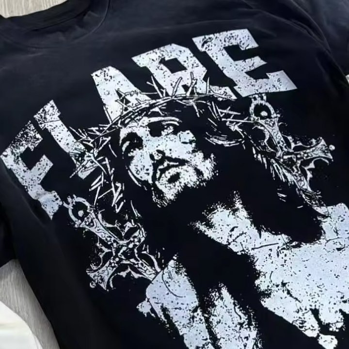 2024 New Trending DTG Printing Heavyweight Customized men's T-Shirts Long And Short Sleeves Fashionable Looks T-Shirts For Men's