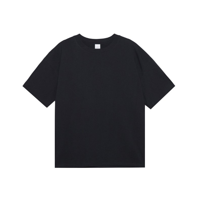 Men's 100% Cotton Summer Casual Heavyweight Shirts Plus Size O Neck Men's T-shirt Oversize