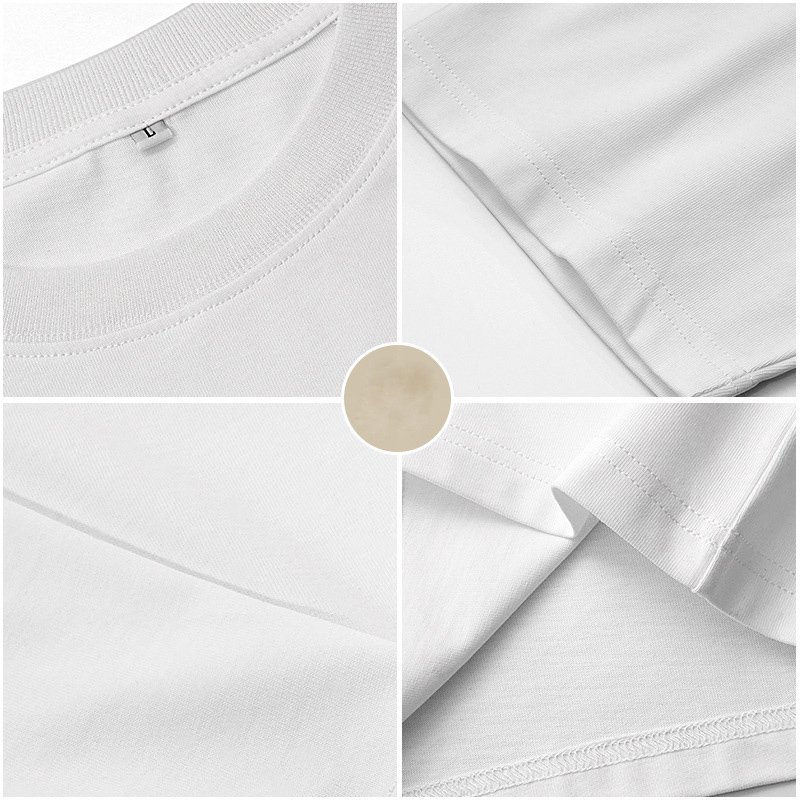 240g Dropped Shoulder Cool T-Shirt Custom Quality Streetwear Men Oversized Tshirt Best Heavyweight Cotton Men's t Shirt